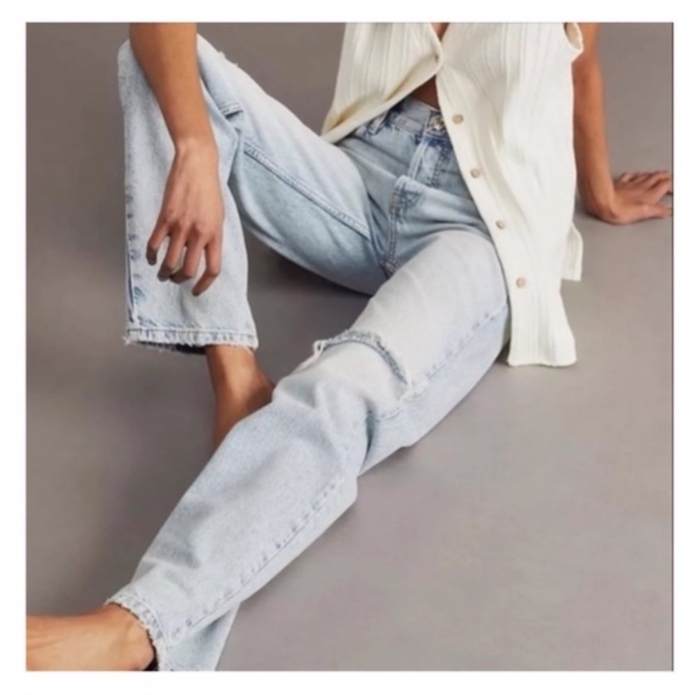 Free People Light Wash Lasso Jeans Size 28 / 6